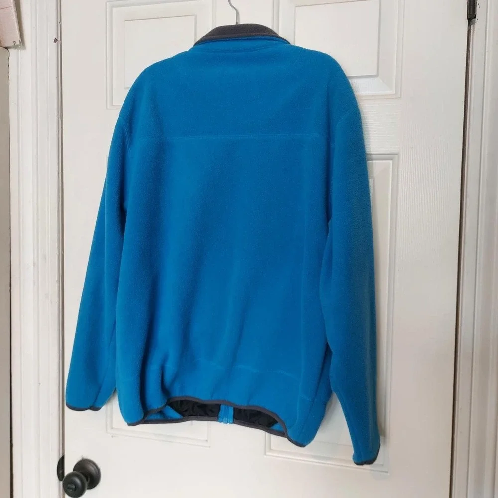 Stillwater Supply Co Mens Blue Full Zip Fleece Jacket Cabelas Size M